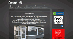 Desktop Screenshot of contact-100.de